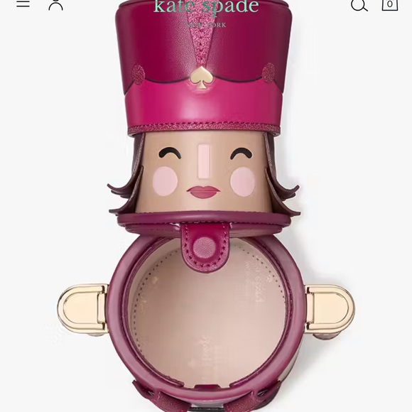 ♠️kate spade Oh What Fun 3D Nutcracker Crossbody, NWT - Picture 3 of 9